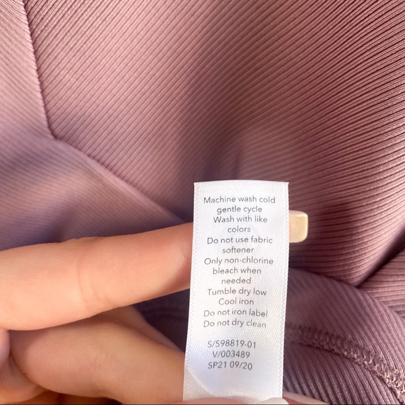 Athleta Bayview Purple Tee Shirt - Picture 7 of 7